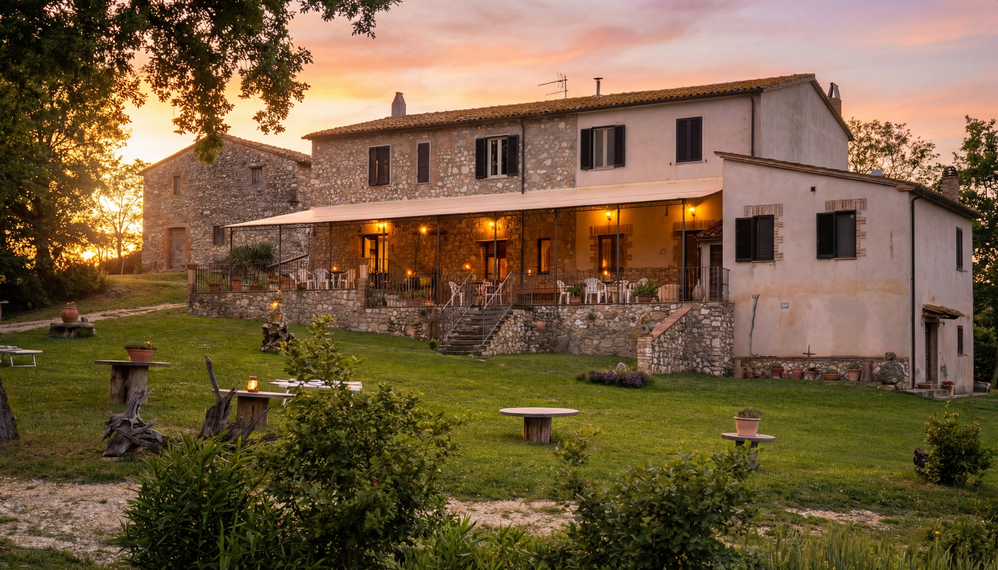 Agriturismo il Giogo di notte